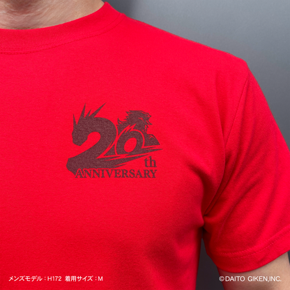 押忍！番長20周年Tシャツ　レッド