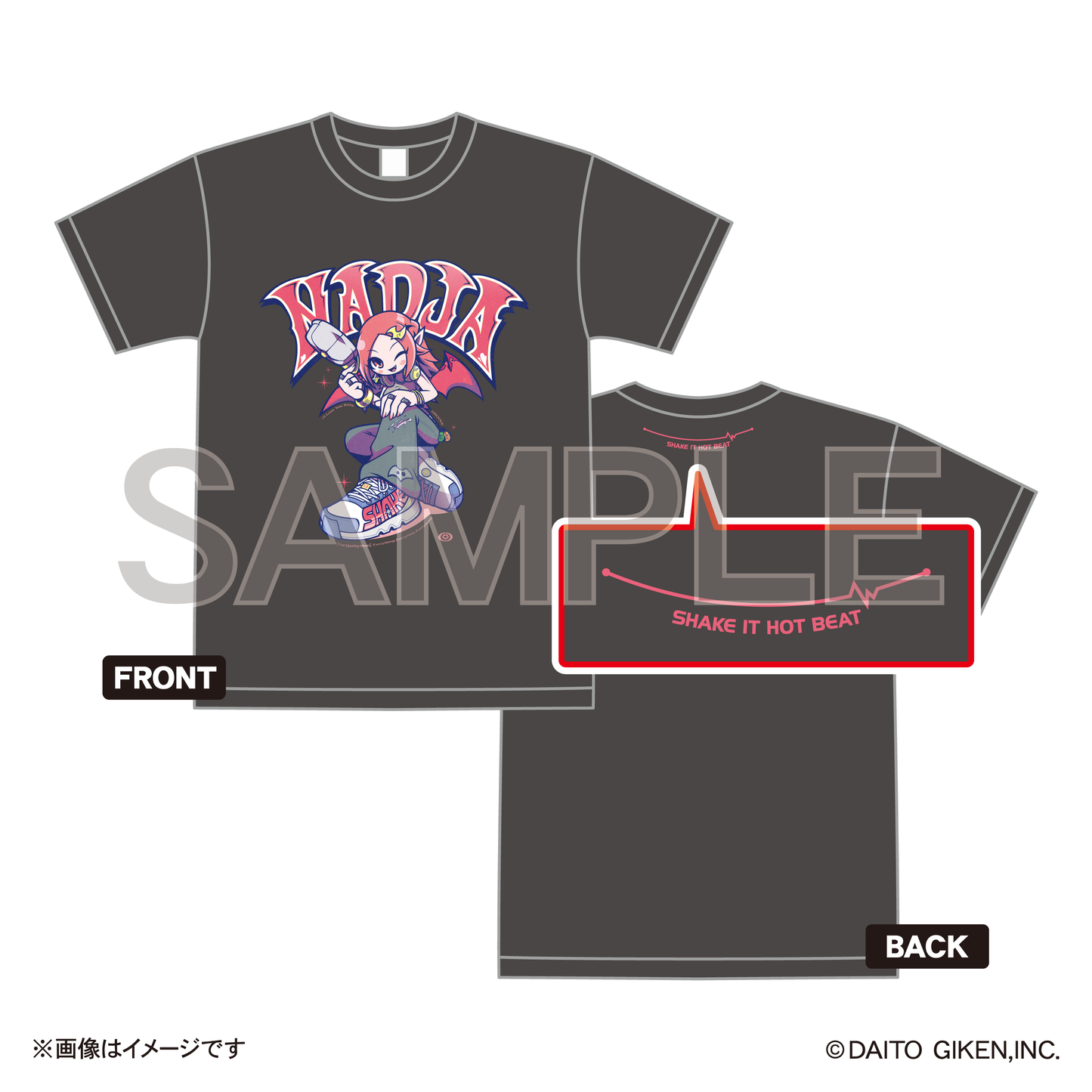 ダイコレTシャツ　ナディア