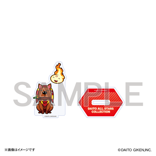 大都オールスターズミニキャラアクリルスタンドコレクション(Vol.3)イヌビス＆アグリー